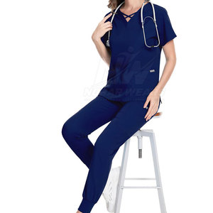Everyday Women Medical Uniform Comfortable <b>Scrub</b> <b>Top</b> And Cargo Pants For Nurses Doctors And Clinical Professionals - Product Image 4