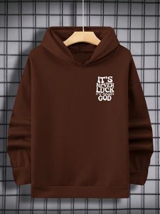 men hoodie oversized drop shoulder heavy <b>weight</b> cotton fleece acid wash print embroidery streetwear fashion hoodie - Product Image 3