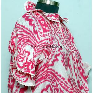 Robes décontractées pour femmes, 100% coton, streetwear, respirantes, pour le bureau, mini, manches 3/4, col rond, imprimé floral, modernes, amples, printemps - Product Image 5