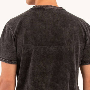 T-shirt tendance délavé à l'acide pour homme – Texture lavée, léger et respirant, idéal pour l'été - Product Image 6