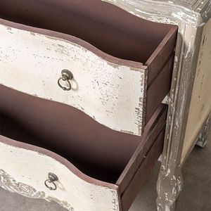 Armadi in legno Vintage a doppio cassetto in stile fattoria perfetti regali rustici per l'inaugurazione della casa per migliorare gli spazi abitativi - Product Image 4