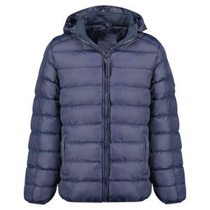 เสื้อแจ็คเก็ตผู้ชายแบบคลาสสิกใหม่ มีฮู้ด ระบายอากาศได้ดี ทรงหลวม บุฉนวนกันหนาว ทนทาน กันลม - Product Image 6