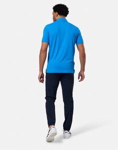 Polo de Algodón Azul Marino para Hombre, Manga Corta, Corte Regular, Color Sólido Informal, Tejido de Punto Transpirable - Product Image 2