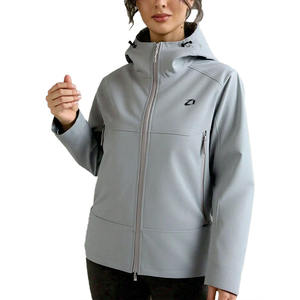 Chaqueta con capucha softshell para mujer de marca privada, abrigo con cremallera de alto rendimiento para exteriores, chaqueta personalizada para hombre, proveedor de ropa técnica urbana. - Product Image 1