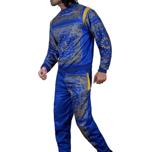 Ensemble de survêtement personnalisé pour homme, imprimé bandana, haute qualité, respirant, streetwear, jogging, vente en gros pour l'hiver - Product Image 4