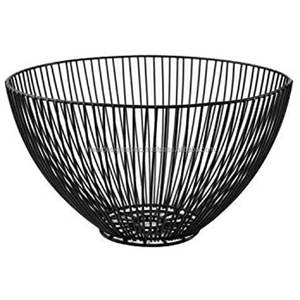 <b>Metal</b> Black <b>Metal</b> Wire Fruits Storage <b>Baskets</b> New Arrival With Latest Simple Design <b>Baskets</b> - Product Image 3