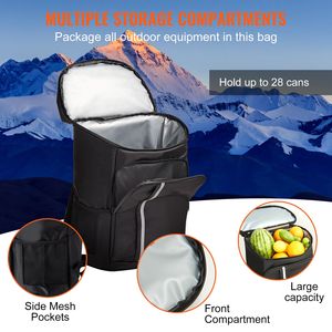 Lightweight 28 Cans <b>Cooler</b> <b>Backpack</b> Leakproof Waterproof Insulated Beach Bag Convenient for Outdoor Activities - Product Image 5