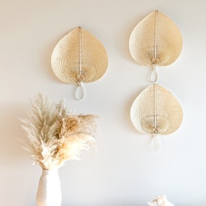 Ventilador portátil pequeño de bambú, accesorio de mano de color natural, regalo de boda, decoración de pared, regalos promocional - Product Image 6