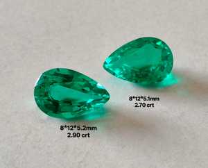Piedra Preciosa Suelta de Esmeralda Verde con Corte en Forma de Lágrima, Suministro Directo de Fábrica, Piedras Clásicas de Lujo para la Elaboración de Joyería - Product Image 5