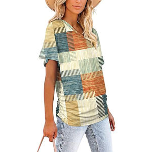 T-shirts Oversize Essentiels d'Été pour Femmes – Vente en Gros, Polyester/Coton, Col Rond, Respirants, Séchage Rapide, Mode Streetwear - Product Image 2