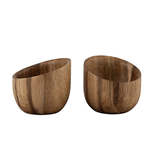 Porte-œufs en bois naturel élégant, 2 pièces, pour la décoration de la table de petit-déjeuner, qualité supérieure, prix incroyable - Product Image 1