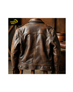 Veste en cuir western pour homme de haute qualité - Imperméable et écologique - Product Image 4