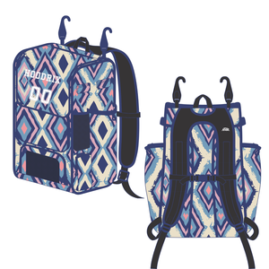 Mochila de gran capacidad para equipo de béisbol, bolsa de viaje deportiva personalizada con soportes para bates y compartimento separado para ropa sucia - Product Image 4