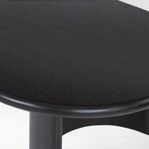 Luminara Table basse moderne en bois massif, table centrale rectangulaire pour salon avec étagère de rangement ouverte, collection moderne - Product Image 4