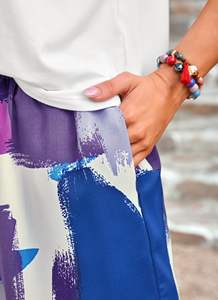 Conjunto de Camiseta Corta Casual de Verano para Mujer, Ligero, Transpirable, de Algodón, Cómodo, de Dos Piezas, con Cierre y Encaje - Product Image 6