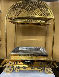 Les réchauds sont des équipements de service alimentaire utilisés pour garder les aliments au chaud pendant longtemps lors des buffets. - Product Image 1