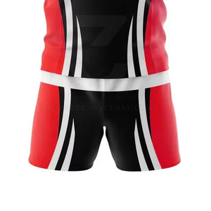Uniforme de Rugby Transpirable con Impresión Personalizada Directo de Fábrica, Conjunto de Ropa Deportiva de Poliéster de Alta Calidad, Secado Rápido, MOQ Bajo - Product Image 6