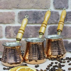 Cafetière turque en cuivre de qualité supérieure, machine à café arabe, chauffe-café Cezve pour la maison, la cuisine, le café, le restaurant - Product Image 6