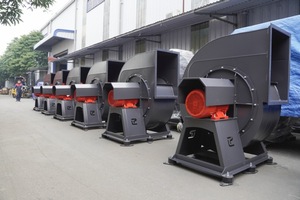 Ventilateur centrifuge CPL-1-8D à entraînement direct, faible bruit, entretien facile, extracteur de cuisine pour usage industriel, acier SS400, pression moyenne - Product Image 2