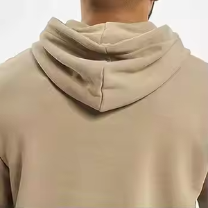 เสื้อฮู้ดลายสก็อตประดับเพชรพลอยขายดีประจำฤดูหนาว  รับทำโลโก้แบรนด์ส่วนตัว ผ้าฟลีซระบายอากาศสำหรับผู้ชาย - Product Image 3