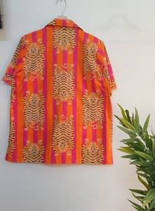 Conjunto de Pijamas de Algodón a Juego para la Familia con Estampado de Tigre |   Ropa de Dormir de Manga Corta para Hombres, Mujeres y Niños |   Ropa de Dormir Cómoda. - Product Image 4