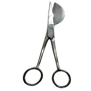 Best Quality Product Applique Scissors Polish Finished Curved Handle Paddle Shaped Blade Duckbill Stainless Steel by Hasni S - Product Image 1