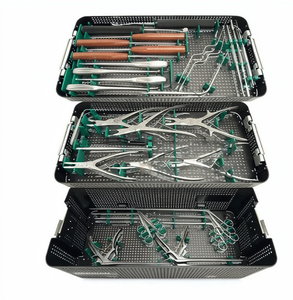 Orthopedic Cervical Spine Surgery Instrument <b>Set</b> With Aluminum Box A+ Quality - Product Image 1