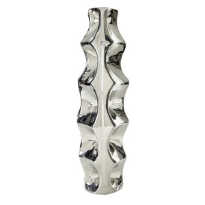 Vase de table rond moderne en fer de luxe, support floral, centre de table pour bureau, salle à manger, salon, accent décoratif en gros - Product Image 1