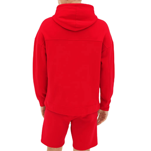 Vente en gros de sweats à capuche et shorts de haute qualité pour l'automne, avec design personnalisé et impression de logo, 430 g/m², polyester/coton - Product Image 4