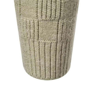 Suéter de Cuello Alto con Patrón Geométrico, Manga Larga, Invernal, 100% Acrílico, Grosor Estándar - Product Image 2
