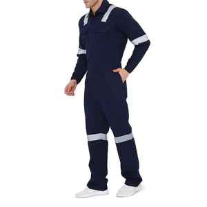 Lightweight Breathable Cotton & Polyester Unisex Coverall Overall Workwear <b>Waterproof</b> Safety Industrial Uniform - Product Image 4