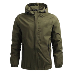 High Quality 2025 Custom <b>Mens</b> Softshell <b>Jacket</b> Windproof Outdoor Breathable Hooded <b>Long</b> Sleeve Zip Closure with Latest Design - Product Image 5