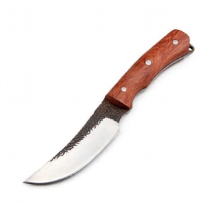 Herramienta utilitaria de acero con alto contenido de carbono, acabado martillado a mano, mango de palisandro. - Product Image 1