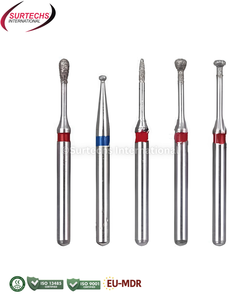 ชุดเครื่องมือผ่าตัดทางทันตกรรม Surtechs FG Diamond Burs FG116 สำหรับการเตรียมโพรงฟันแบบรุกล้ำน้อย ชุดละเอียด 7 ชิ้น - Product Image 2