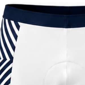 Navy Blue White <b>Padded</b> <b>Cycling</b> <b>Shorts</b> Custom Breathable Quick Dry Bicycle Racing Bottoms Stretch Road Bike Training Sportswear - Product Image 5