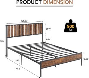 Natural Wood <b>Bed</b> <b>Frame</b> | Contemporary Hotel Furniture | OEM Available - Product Image 3