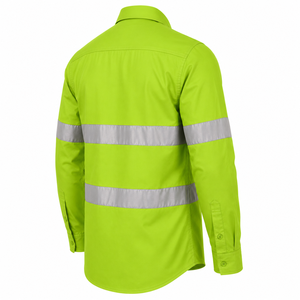 Custom Logo Mens Construction Wear High Visibility Tape Dual Chest Pockets Button Down <b>Shirt</b> Safety Wear <b>Shirt</b> <b>Welding</b> <b>Shirt</b> - Product Image 6
