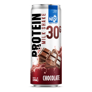 Strawberry <b>Protein</b> Milk Shake Ready to Drink Juice Beverage 30g 325ml Canned OEM ODM Private Label - Product Image 3