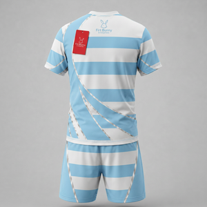 Uniforme de rugby de alto rendimiento con gráficos personalizados, tela transpirable y costuras resistentes. - Product Image 3