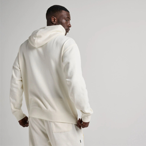 Dernier modèle d'hiver : Sweat à capuche personnalisé en tissu tissé vintage avec logo, unisexe, haute qualité, 100 % coton pour homme - Product Image 4