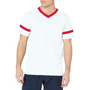 เสื้อยืดผ้าฝ้าย100% ลำลองสำหรับผู้ชายพิมพ์โลโก้ด้านหน้าพิมพ์ลายดีไซน์แบบสายผ้าไหมสกรีนลาย - Product Image 6