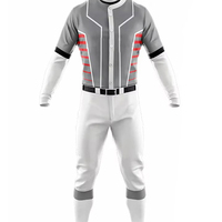 Ensemble d'uniformes de baseball unisexes aux couleurs personnalisées, vêtements de sport de baseball de haute qualité, respirants, à séchage rapide, grande taille, anti-UV