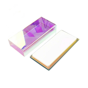 Boîte de rangement professionnelle pour cils en acrylique irisé de luxe, écologique, avec logo personnalisé, palette à cils blanche, support pour cils - Product Image 5