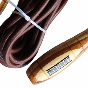 Wooden Handle Custom Logo <b>Exercise</b> Gym Fitness Jump <b>Rope</b> Premium Quality Adjustable Fitness Portable Skipping <b>Rope</b> for Adults - Product Image 1