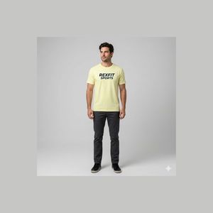 เสื้อยืดโอเวอร์ไซส์ผู้ชายแบบเรียบ ปรับแต่งได้ เสื้อยืดผู้ชายสั่งทำพิเศษ เสื้อยืดใส่หน้าร้อนแบบไหล่ตก ผ้าหนา - Product Image 1