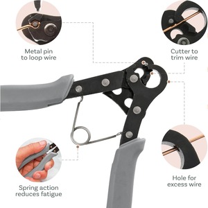 Pince à boucles One Step Looper originale – Créez et ajustez des boucles cohérentes de 1,5 mm pour la fabrication de bijoux |   Outil professionnel pour la pose de perles - Product Image 6