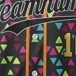 เสื้อเบสบอลลายทางสั่งทำราคาส่งถูก - Product Image 4