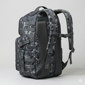 Large MOLLE Waterproof Tactical <b>Backpack</b> Polyester Internal Frame PVC Lining for Camping Hiking Trekking 3 Day Assault Pack - Product Image 4