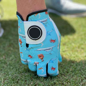 Gants de golf en promotion avec marqueur de balle, logo personnalisé, toutes tailles, pour mains gauches et droites, en cuir synthétique PU, meilleur prix, gants en peau de mouton, OEM - Product Image 4