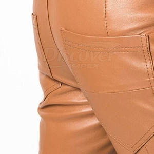 Pantalones de invierno cálidos para hombre, pantalones de cuero cómodos para hombre, pantalones de cuero de alta calidad para hombre en venta en línea - Product Image 6